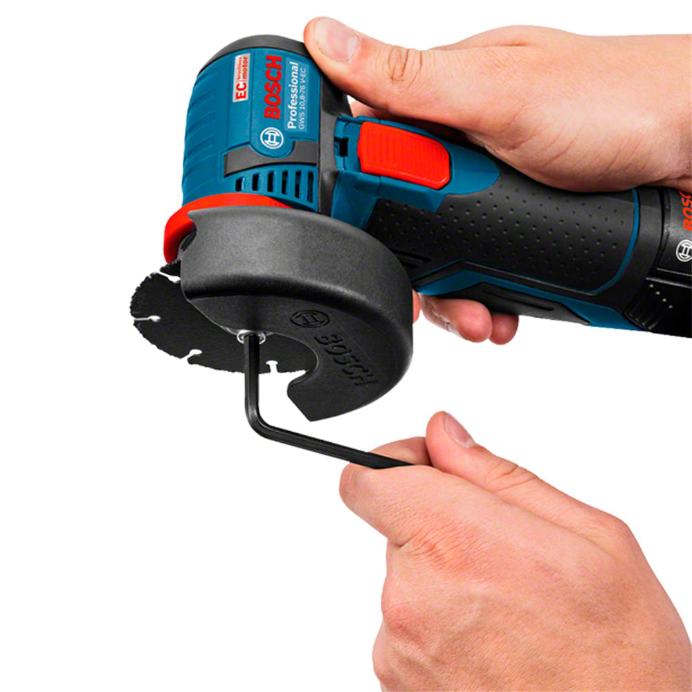 Amoladora Angular 3 12V Brushless Baretool Bosch GWS 12V-76