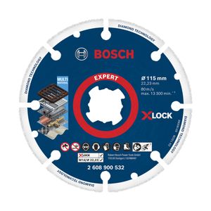 Disco Diamantado Metal Bosch X-LOCK 115mm