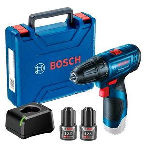 Taladro atornillador inalámbrico 2 baterías y maletín l-boxx bosch gsr  18v-60 fc 18 volt