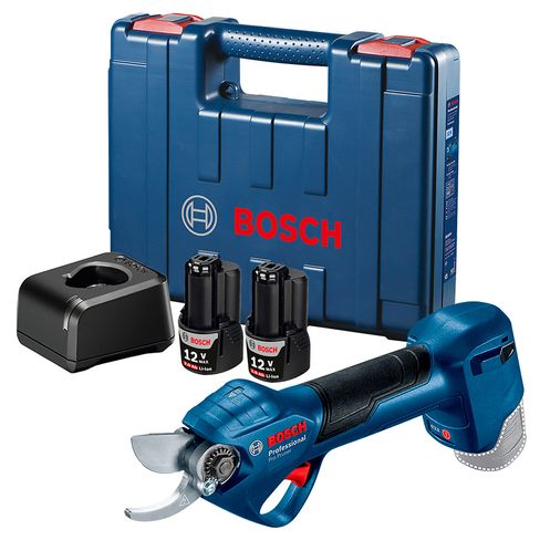 Tijeras de podar inalámbricas Bosch + soporte Bosch
