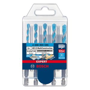 Broca Bosch EXPERT HEX-9 Multiconstruction 5,5/6/6/7/8 5und