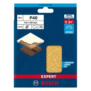Hoja de lija Bosch EXPERT C470 10 unidades
