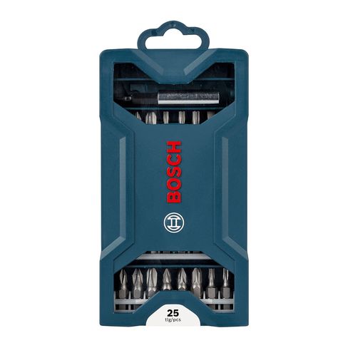 Set de Puntas para atornillar Bosch Mini X-Line con 25 und.
