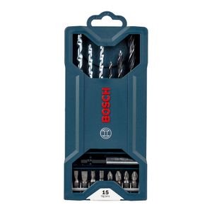 Set Puntas y Brocas Bosch Mini X-Line 15 unidades