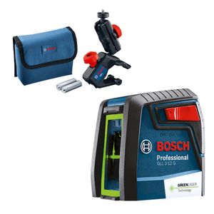 Nivel láser de líneas verdes cruzadas 12 metros Bosch GLL 2-12 G
