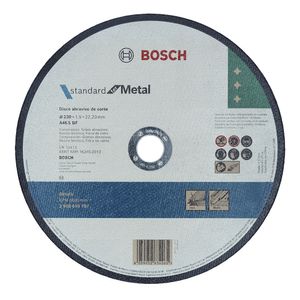 Disco de corte Bosch Standard for Metal 230x1,9mm centro recto