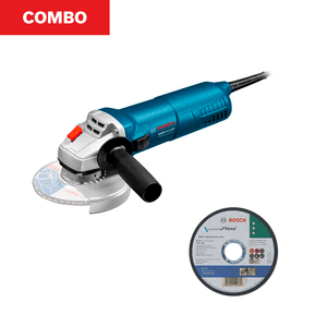 Combo Esmeril angular de 5" Bosch GWS 11-125 1100W + 50 Discos para metal