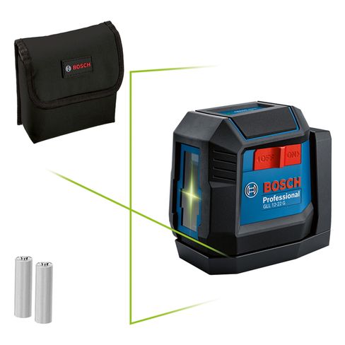 Nivel láser verde Bosch GLL 12-22 G