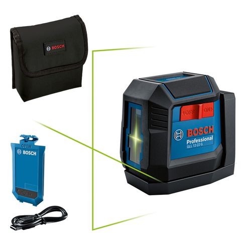 Nivel láser verde Bosch GLL 12-22 G , 12m